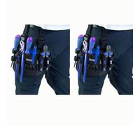 Cinturon herramientas Bolsa portaherramientas cintura pequeña Cinturón porta herramientas electricista Bolso profesional Apto para obreros, electricistas y personal de mantenimiento.