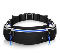 Cinturon Hidratacion Running Belt +2 Botellas ✮FLUORESCENTE✮ Riñonera Running Botella Azul Cinturon Running Hombre Mujer - Bolsa Para Correr |Garantía de por Vida| Riñonera Porta Botella para Trail