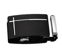 Cinturon hombre hebilla grande metalica cinturón ajustable mujer accesorios automatica hebillas de cinturón reemplazables 35mm Patrón de cruz