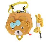 Cinturón infantil 2 en 1, mochila antipérdida para bebé, arnés de cinturón de seguridad para caminar, mochila con correa de riendas para niños pequeños(Bear)