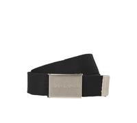 JACK & JONES Cinturón 'JACLondon' negro / plata 105 negro / plata