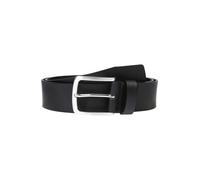 BOSS Cinturón de piel italiana con hebilla grabada con logo - StyleJor-V_Sz40, 50471321 Negro 85