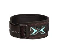 Cinturón Lumbar para Powerlifting, Ideal para Sentadillas, Peso Muerto, Press Banca, Cinturón Personalizable con Espacio para Parches, 2 Colores, 4 Tallas (XL, Negro)