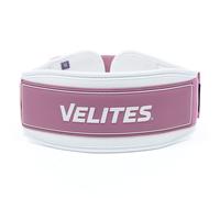Velites Cinturón Lumbar para Levantamiento de Peso I Cinturón Halterofilia I Sujeción y Comodidad I para Peso Muerto, Sentadillas, levantamientos, ejercicos con Cargas máximas. (Pink, Medium)