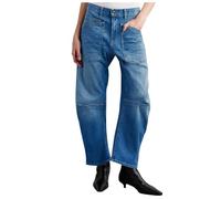 Cinturon Mujer Para Vaqueros Elásticos Bolsillos Pantalones Trabajo Bootcut Mezclillas Cintura Deportes Campana Elefante de Talle Diseño Curvilíneo Lavado Especial Parche y Detalles Deconstrucción