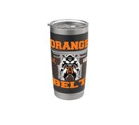 Cinturón naranja: Siguiente paso para el campeonato! Vaso térmico de acero inoxidable de doble pared