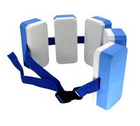 Cinturón Natación Infantil EVA 7x4.5x15cm 95g con 5 Flotadores - Ayuda Natación Ajustable para Niños 7-10 Años, Alternativa Chaleco Seguridad Piscina Lago Playa