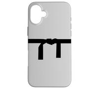 Cinturón Negro Imagen Kickboxing Karate Artes Marciales Blackbelt Carcasa para iPhone 16 Plus