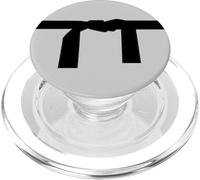 Cinturón Negro Imagen Kickboxing Karate Artes Marciales Blackbelt PopSockets PopGrip para MagSafe