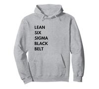 Cinturón negro Lean Six Sigma certificado Sudadera con Capucha