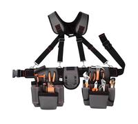 Cinturón organizador de herramientas - Cinturones de puerta de herramientas profesionales, bolsa de cinturón de jardín, | Cinturones de herramientas con tirantes, herramientas de herramientas