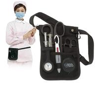 Cinturón organizador médico para enfermeras, organizador de riñonera de enfermera con múltiples compartimentos, kit de atención médica, riñonera de utilidad, organizador de bolsillo clínico