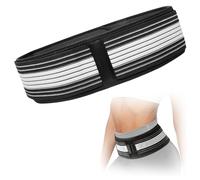 Cinturón ortopédico, negro, ciática, cinturón de embarazo, cinturón pélvico ajustable, transpirable, antideslizante, cinturón para cintura pélvica, comodidad discreta para el día a día, deporte