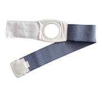 Cinturón Ostomía, Cinturón de Ostomía de Alta Elasticidad con Orificio de 7 Cm, Faja de Estoma Abdominal Ajustable, Reduce la Hernia Paraestomal y Refuerza las Bolsas(X-Large)