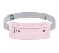 Cinturón para Correr, Bolso para Teléfono Móvil, Mujer, Riñonera Ultraligera con Conector para Auriculares, Cinturilla Elástica Ajustable, Adecuado para Deportes, Ciclismo, Montañismo (Rosa)