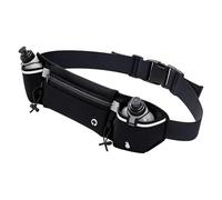 Cinturón para correr con soporte para botellas de agua, 5,8-12,5 cm, ajustable, unisex, para smartphones, correr, fútbol, senderismo