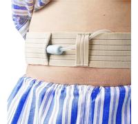 Cinturón para Diálisis Peritoneal PD - Soporte Seguro para Catéter con Ranuras para Sondas G/J - Unisex - 3 Tallas (Algodón Transpirable) (Pack de 2 unidades, Talla M)