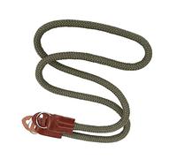 Cinturón para el Hombro de la Cámara, Conexión de Piel de Vaca Diseño Cilíndrico único Cuerda de Nailon de Alta Resistencia Correa para el Cuello de la Cámara Suave y Cómoda para Acampar Al (Verde)