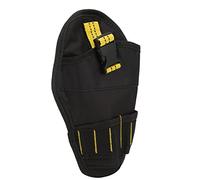 Cinturón para herramientas de perforación, soporte para taladro, funda para bolsa de almacenamiento de herramientas, bolsa de tela Oxford (negro)