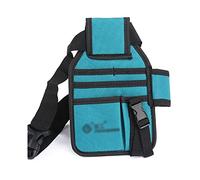Cinturón para Herramientas Herramienta multifuncional de tela Oxford bolsa de almacenamiento con 4 bolsillos delantal 1 herramienta de anillo del martillo bolsa de herramientas