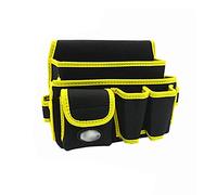 Cinturón para Herramientas Wearable multifuncional bolso de la correa de la herramienta herramienta bolsa de almacenamiento (Color : Schwarz, Size : 28x14x19.5cm)