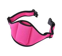 Cinturón para micrófono para Instructores de Fitness, Bolsa de Cintura para micrófono con Correa | Banda portátil para Altavoz de Yoga con Bolsillo móvil para Entrenamiento, Danza o Teatro, Rosa,