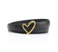 Cinturón para Niña, Cinturones de Cuero para Niños, Cinturones Niñas con Hebilla de Corazón, Cinturón de Cuero de PU Moda, Accesorios de Vestir, Cinturón de Doble Ojal, cinturón de piel