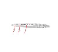 Cinturón Portadorsal Compressport Race Belt Blanco, Talla Talla Unica