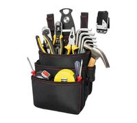 Cinturón Portaherramientas, Organizador Oxford Impermeable 3 Capas | Bolsa Cinturón Trabajo | Para Trabajo Construcción Carpintería Jardín Mecánico Electricidad