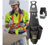 Cinturón Portaherramientas | Organizadora Portátil para Construcción | Portaherramientas de Cintura,para Contratista Mecánico Fontanero Manitas Techador Carpintería