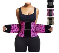 Cinturón Reductor De Cintura Para Mujer - Entrenador De Cintura Ajustable Para El Control De La Barriga, Y Soporte De Postura, Moldeador De Adelgazamiento Para Entrenamiento, Uso Diario (Rosa,M)