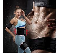 Cinturón reductor de pérdida de peso - Cinturón reductor de cintura, piernas y brazos, kit de entrenamiento de reloj de arena para adelgazar, quemador de grasa del estómago, efecto sauna, mejor
