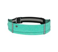 Cinturón reflectante para correr, soporte para teléfono, bolsa deportiva resistente al agua, cintura elástica para ciclismo, senderismo, Color verde