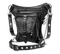 Cinturón renacentista | Bolso Medieval PU Steampunk Bolso de Pierna de Bolsas | Bolso de Correa de Pierna Retro Retro Retro Impermeable para Senderismo y Hombres Mujeres Cosplay