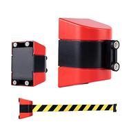 Cinturón retráctil de montaje en pared, cordón seguro para control de multitudes, cinta de cola extraíble, solución de barrera duradera para eventos y espacios públicos