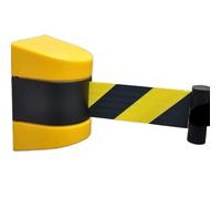 Cinturón retráctil para montaje en pared, 10M Barrier Belt Wall Mounted Retractable Fixed Wall Mount Queue Rope Barrier