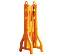 Cinturón retráctil para montaje en pared, Expandable Folding Barrier, Plastic Portable Safety Barrier Gate with Carrying Handle, for Temporary Traffic Control, Road Isolation Construction(Yellow)