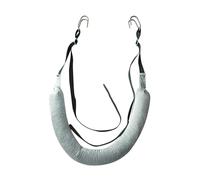 Ｚｉａｌｏｆｉ Cinturón retractor lumbar Hogar Estiramiento espinal Dispositivo de tracción lumbar para ancianos, Gris