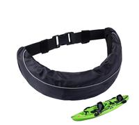 Cinturón salvavidas inflable, paquete de cinturón inflable para kayak, reutilizable, impermeable, accesorios de seguridad para pesca, surf, esnórquel, kayak, navegación, vela