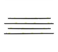 Cinturón Sellado Moldura Compatible Con Civic 2001 2002 2003 2004 2005 4 Burletes Para Ventanas Laterales De Coche, Tiras De Sellado A Presión Impermeables Para Puertas De Cristal.
