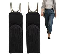 Cinturón sin hebilla para hombre - 2 piezas de cintura elástica sin hebilla, cintura elástica, cinturón elástico unisex | 2 piezas para mayor comodidad y apoyo | para caminar, ir al trabajo, oficina