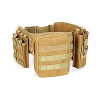 Cinturón Táctico de Camuflaje con Sistema MOLLE, Cinturón Multifuncional para Exteriores, Uso Militar Y EDC.(Color-5)