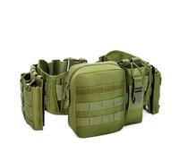 Cinturón Táctico de Camuflaje con Sistema MOLLE, Cinturón Multifuncional para Exteriores, Uso Militar Y EDC.(Color-1)