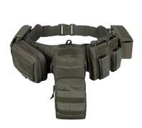 Cinturón Táctico de Camuflaje con Sistema MOLLE, Cinturón Multifuncional para Exteriores, Uso Militar Y EDC.(Color-1)