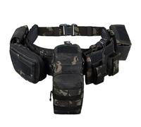 Cinturón Táctico de Camuflaje con Sistema MOLLE, Cinturón Multifuncional para Exteriores, Uso Militar Y EDC.(Color-2)