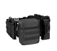 Cinturón Táctico de Camuflaje con Sistema MOLLE, Cinturón Multifuncional para Exteriores, Uso Militar Y EDC.(Color-4)