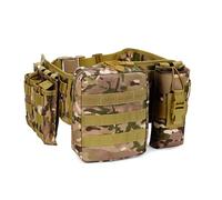 Cinturón Táctico de Camuflaje con Sistema MOLLE, Cinturón Multifuncional para Exteriores, Uso Militar Y EDC.(Color-3)