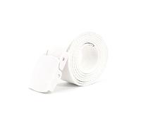 Cinturón táctico de nailon colorido de 3,2cm de ancho, accesorios de ropa, cinturón trenzado de lona, cinturón decorativo para ropa, Blanco, 120cm