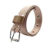 Cinturón táctico de nailon para hombre de 3,2 cm de ancho y liberación rápida, ideal para actividades al aire libre y ocio.,Caqui