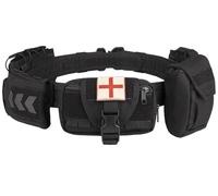 Cinturón Táctico MOLLE De Liberación Rápida Cinturón Táctico Riñonera Tactica Hombre con Bolsillo De Cartucho, Cinturón De Patrulla De Combate Airsoft para Hombres Y Mujeres E